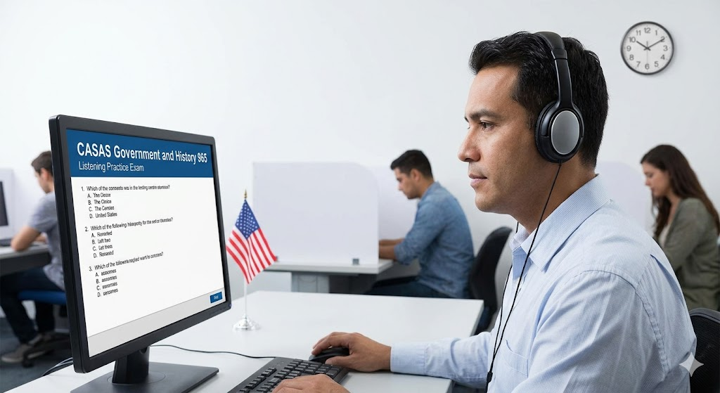 CASAS Government and History (965) Listening Practice Test Banner