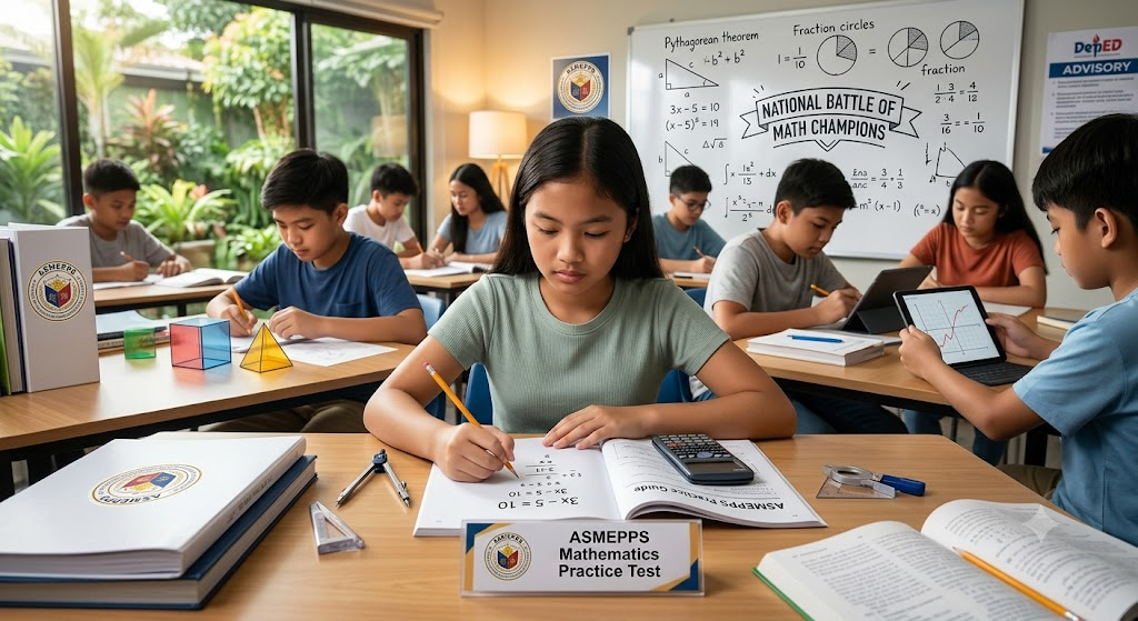 ASMEPPS Mathematics Practice Test. Banner