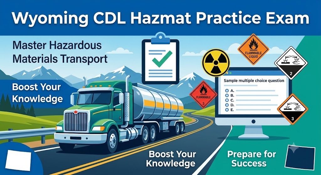 Wyoming CDL Hazmat Endurance Test Banner