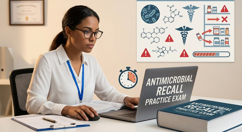 Antimicrobial Recall Practice Test Banner