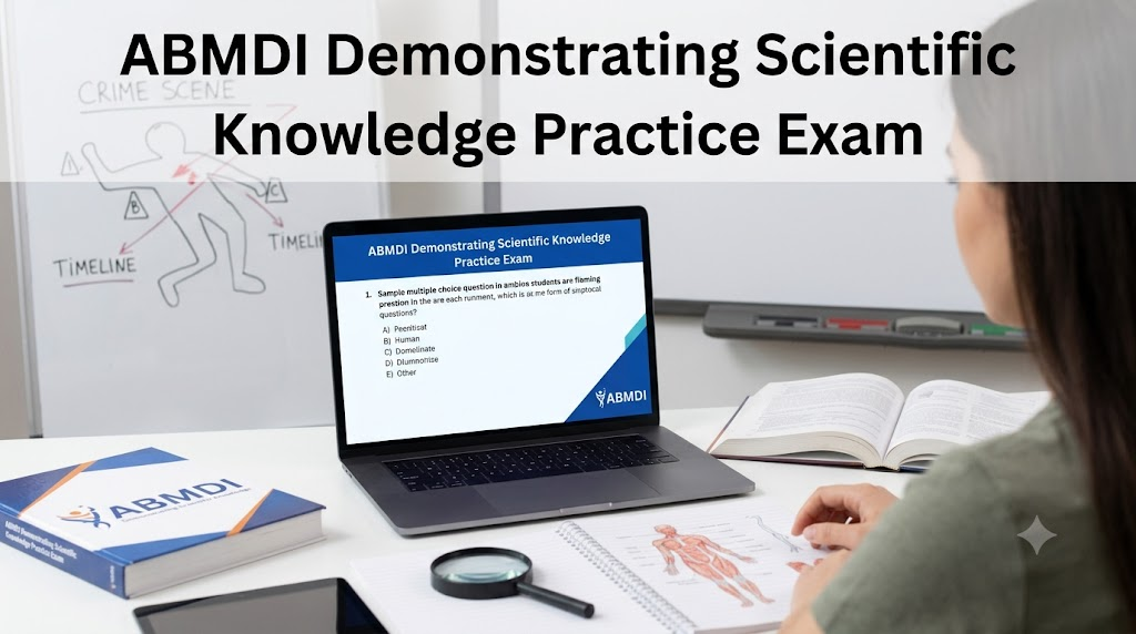 ABMDI Demonstrating Scientific Knowledge Practice Test Banner