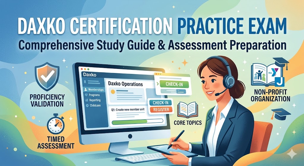 Daxko Practice Test Banner