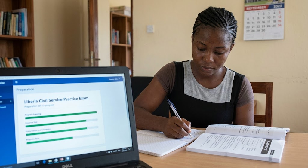 Civil Service Practice Test & Exam Prep | Liberia Banner