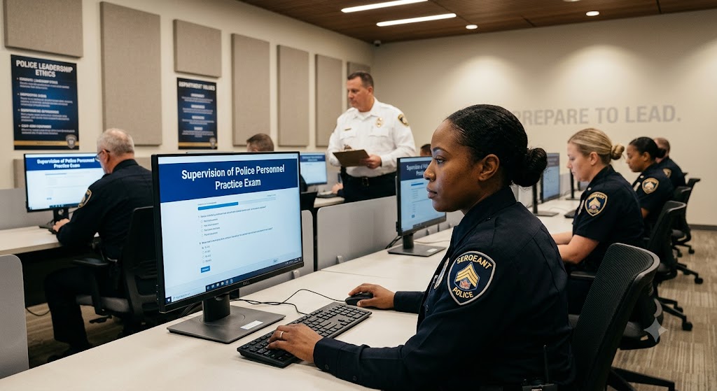 Supervision of Police Personnel Practice Test Banner