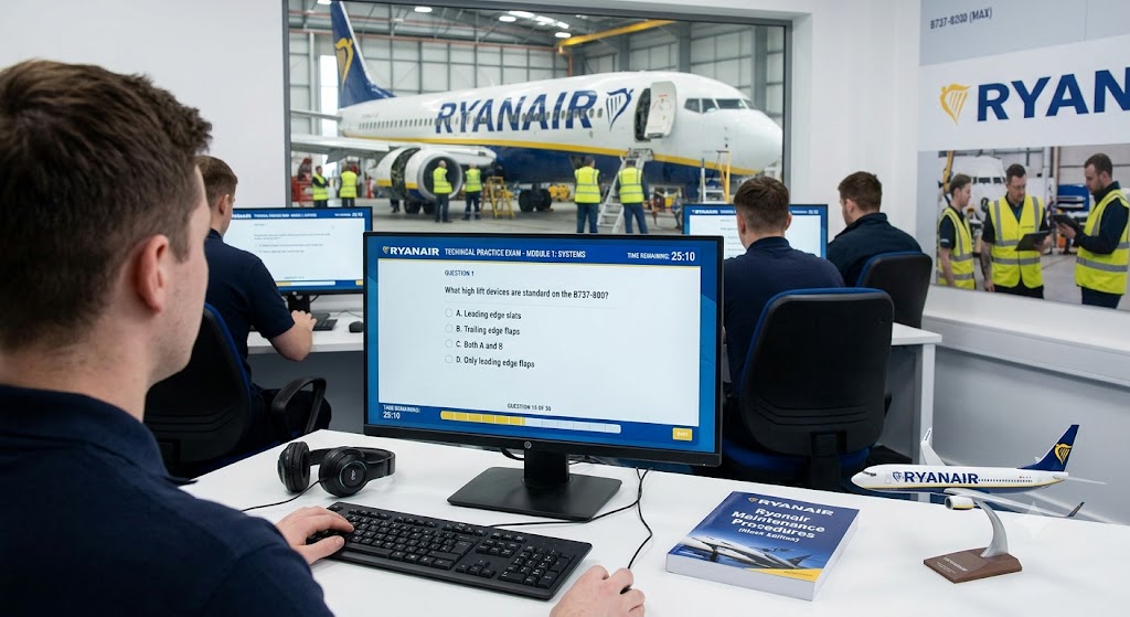 Ryanair Technical Practice Exam Banner
