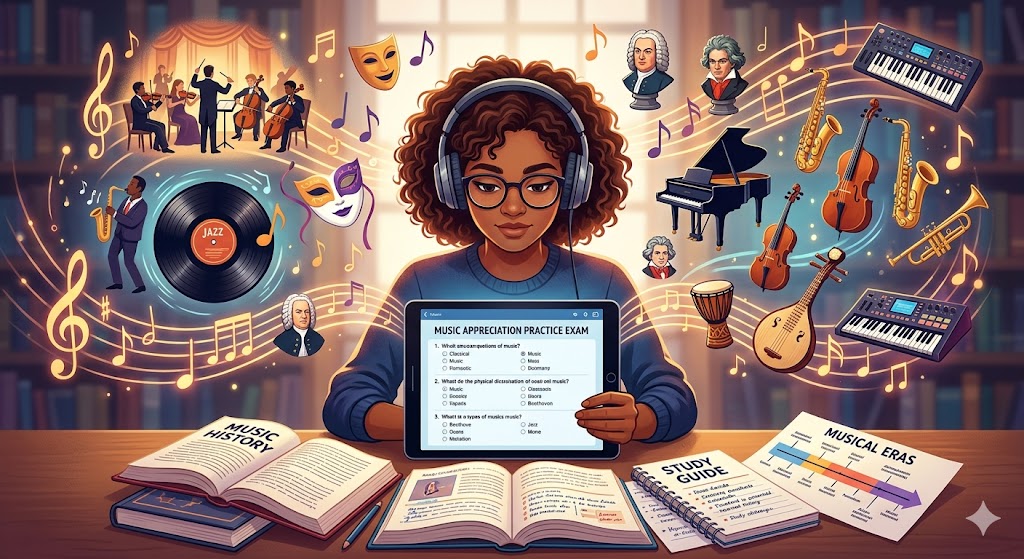 Music Appreciation Practice Test Banner