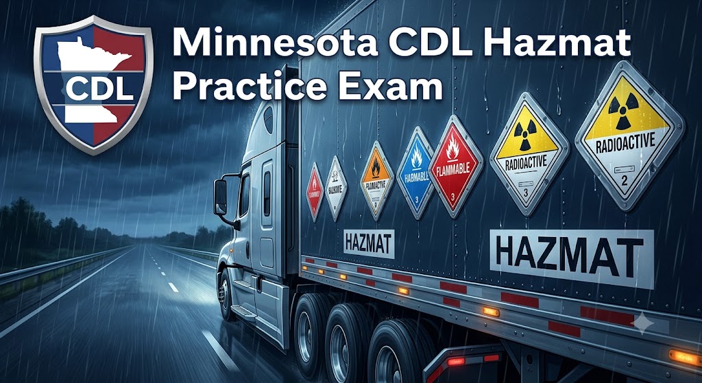 Minnesota CDL Hazmat Practice Test Banner