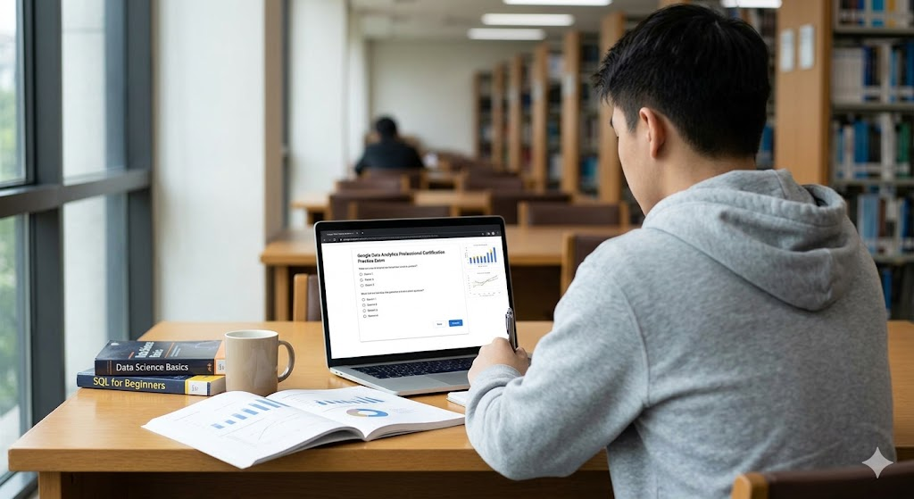 Google Data Analytics Professional Certification Practice Test Banner