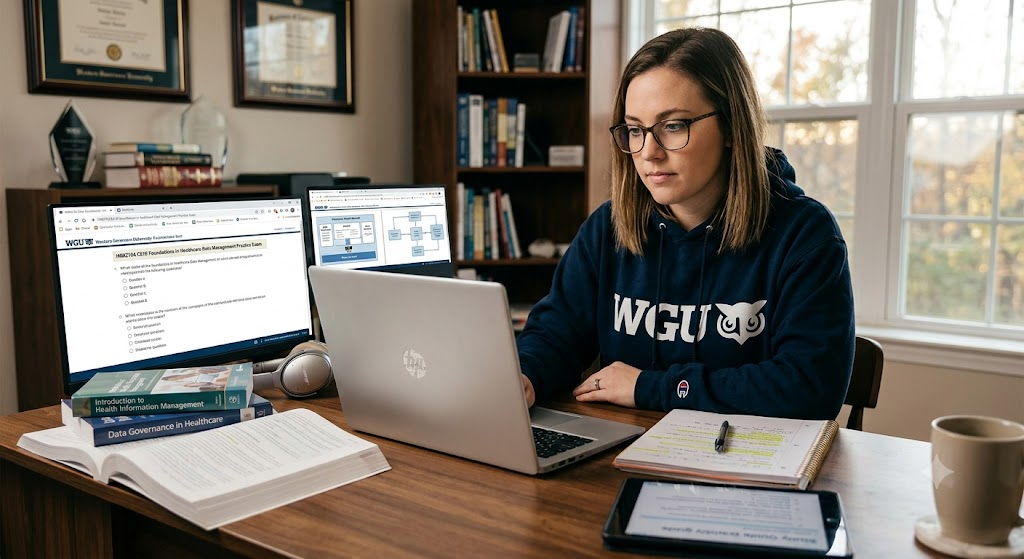 Western Governors University (WGU) HIM2104 C810 Foundations in Healthcare Data Management Practice Exam Banner