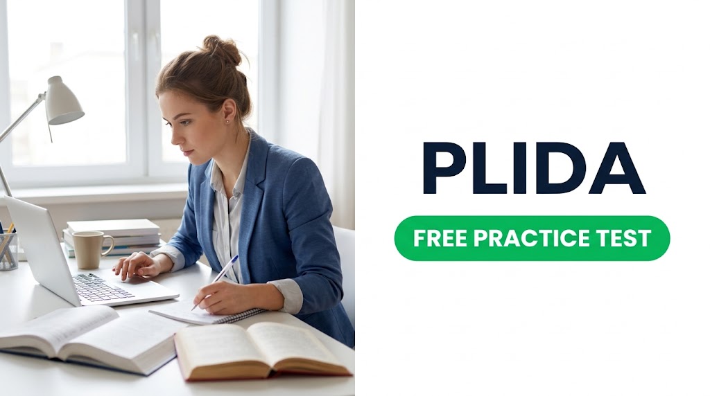 Plida Practice Test & Exam Prep Banner