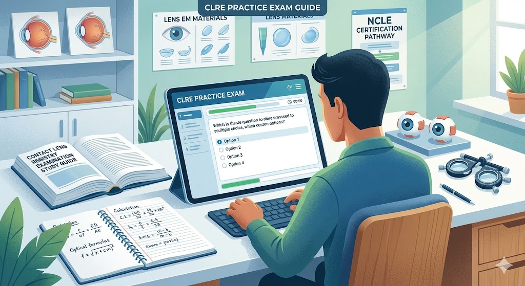 Contact Lens Registry Examination (CLRE) Practice Banner
