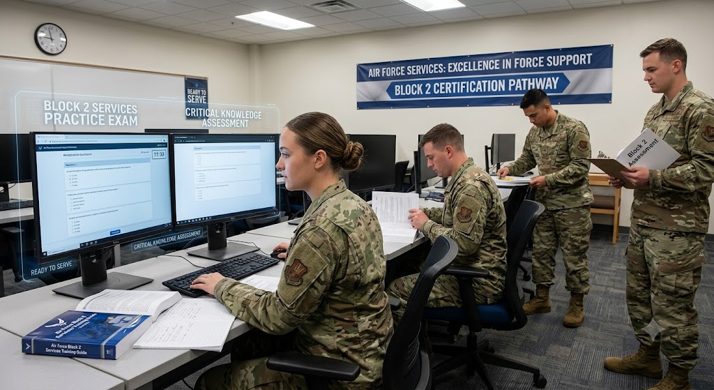 Air Force Block 2 Services Practice Test Banner