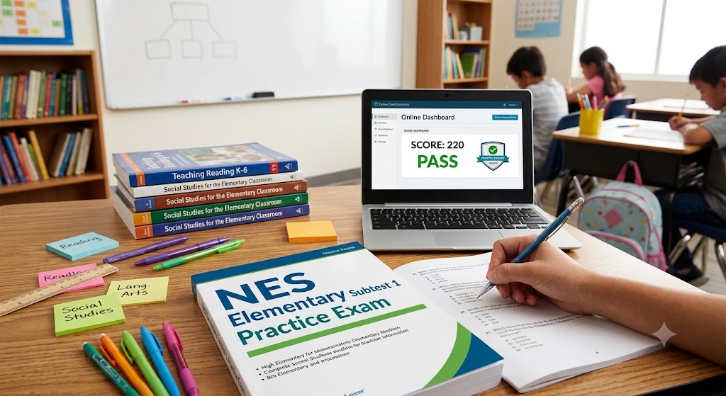 NES Elementary Education Subtest 1 Practice Exam Banner