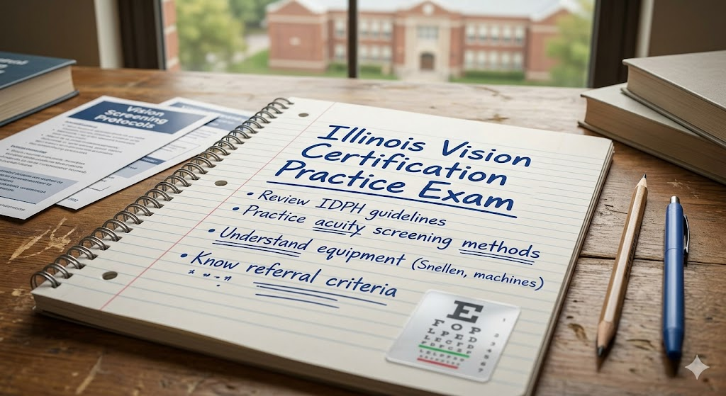 Illinois Vision Certification Practice Test Banner