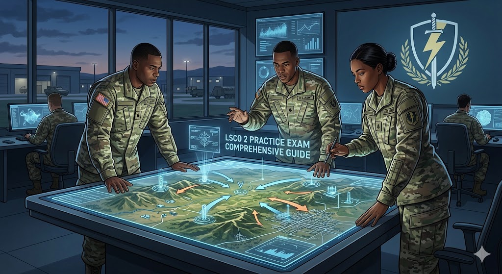 Large‑Scale Combat Operations (LSCO) 1 Practice Exam Banner