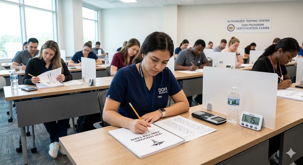 DOH Programs Practice Test Banner