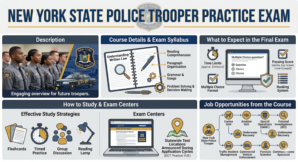 New York State Police Trooper Practice Exam Banner