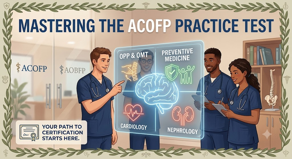 American College of Osteopathic Family Physicians (ACOFP) Practice Test Banner