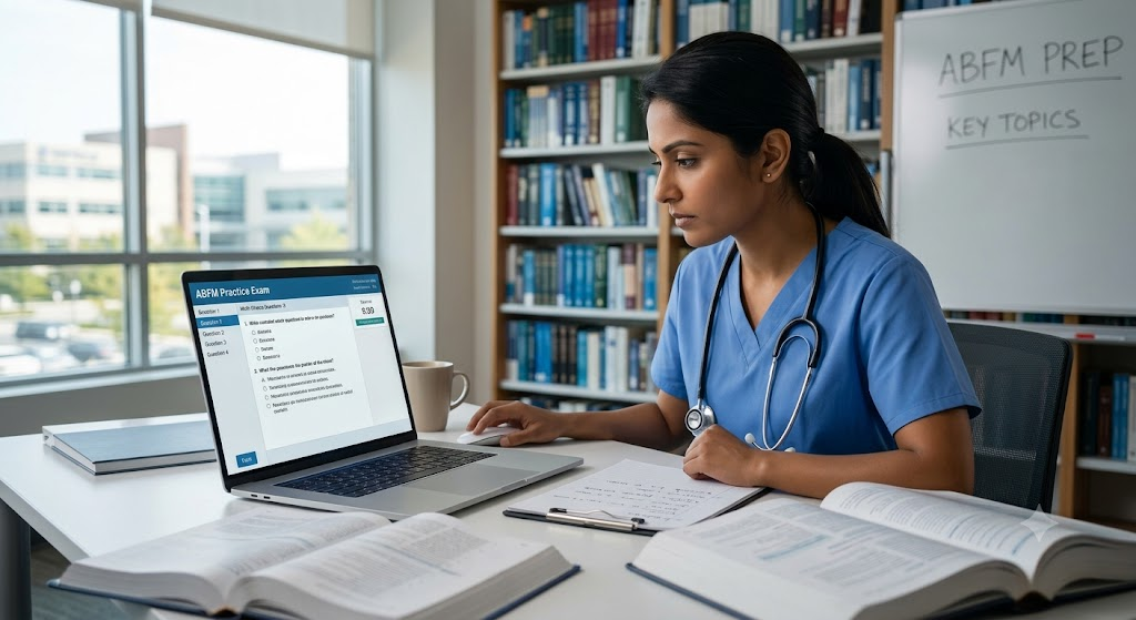 American Board of Family Medicine (ABFM) Practice Exam Banner