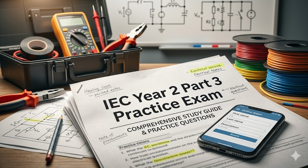 Independent Electrical Contractors (IEC) Year 2 Part 3 Practice Test Banner