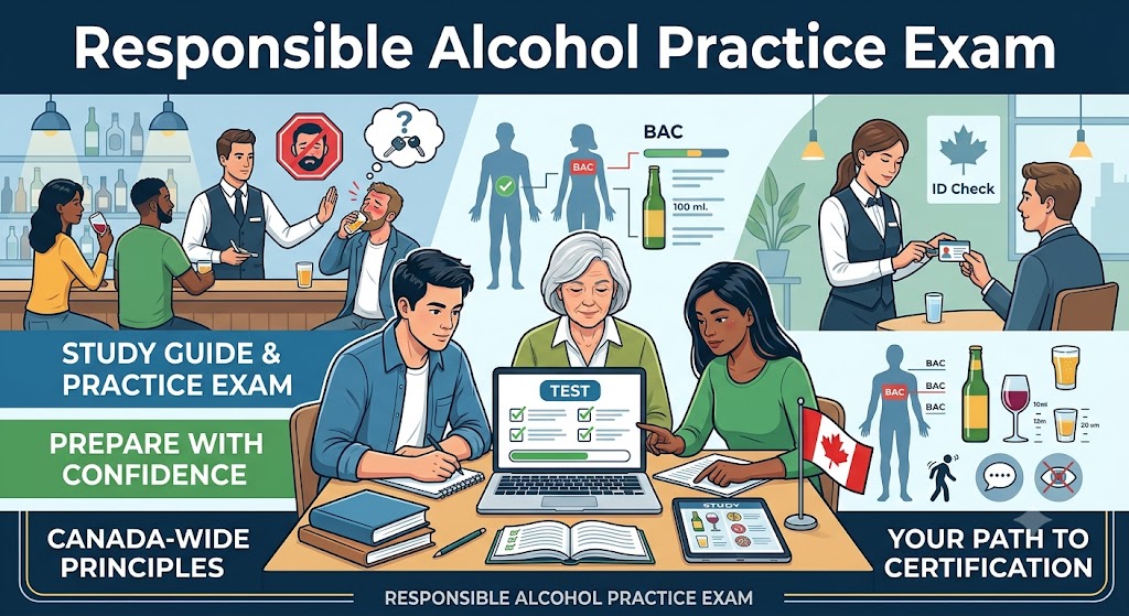 Responsible Alcohol Practice Test & Exam Prep | Canada Banner