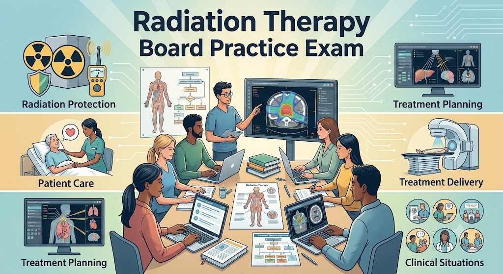 Radiation Therapy Board Practice Exam Banner