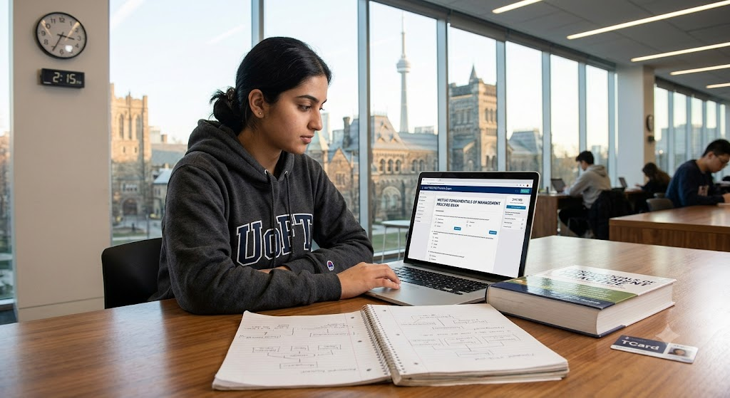 University of Toronto (UofT) MGT100 Fundamentals of Management Practice Exam Banner