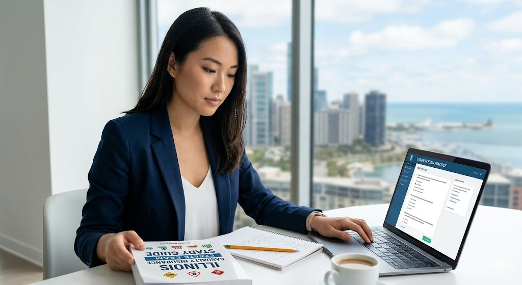 Illinois Casualty Insurance State Practice Exam Banner