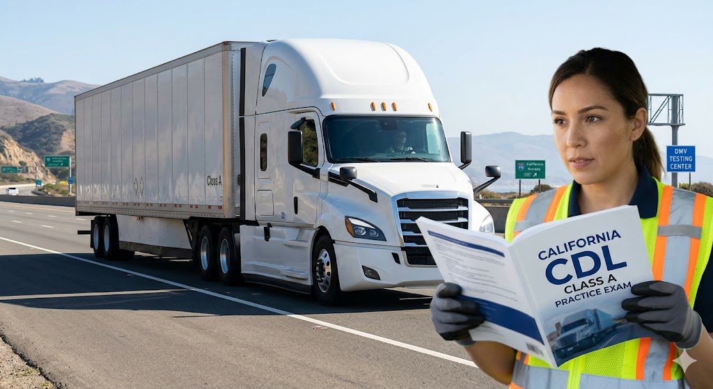 California CDL Class A Practice Exam Banner