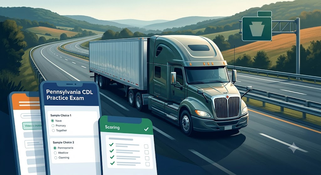 Pennsylvania CDL General Knowledge Practice Test 3 Banner