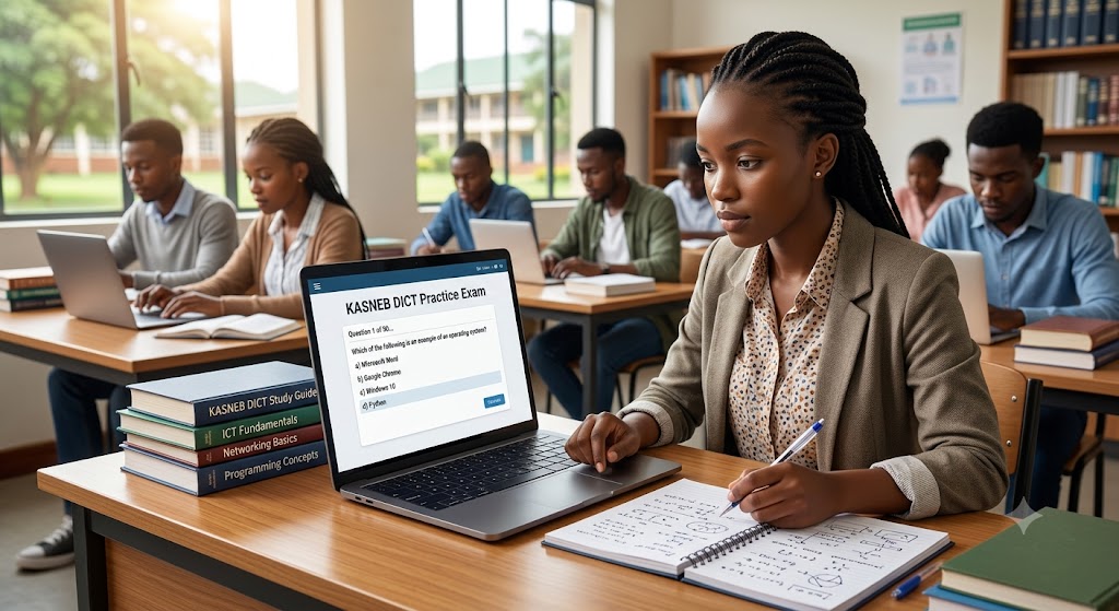 KASNEB Dict Practice Test & Exam Prep | Kenya Banner