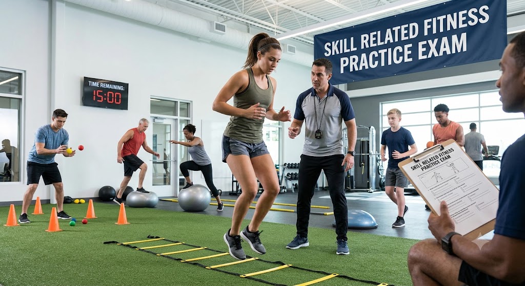 Skill Related Fitness Practice Exam Banner