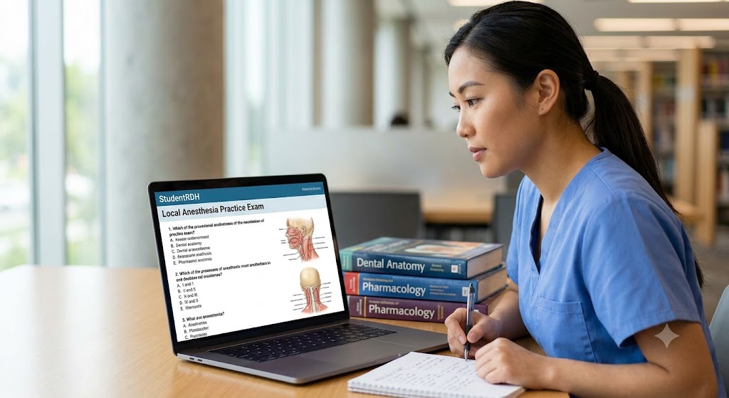 StudentRDH Local Anesthesia Practice Exam Banner