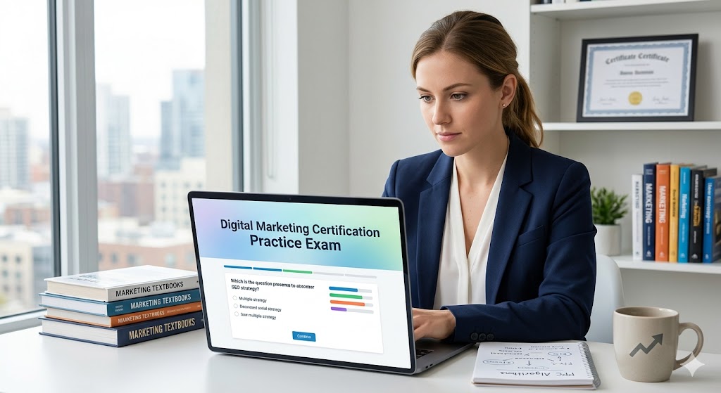 Digital Marketing Certification Practice Exam Banner