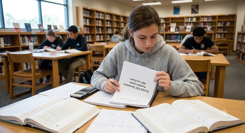 EOC Geometry Practice Test 2026 Study Guide [PDF] Banner