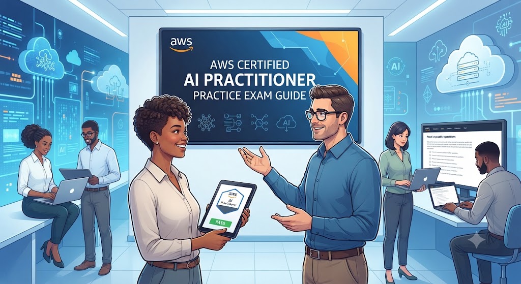 AWS Certified AI Practitioner Practice Exam Banner