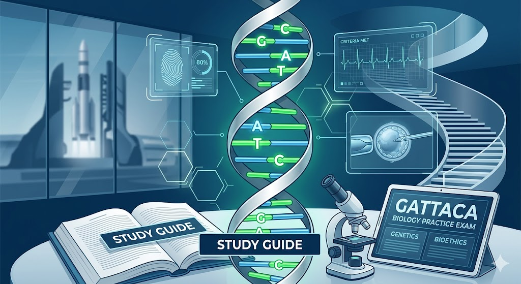 GATTACA Biology Practice Exam Banner