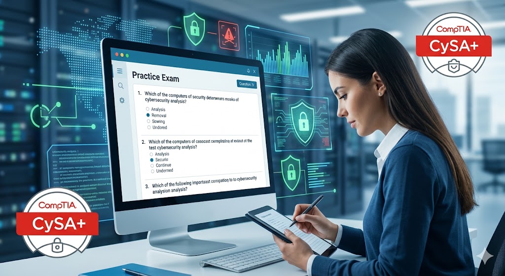 CompTIA CySA+ Practice Test Banner
