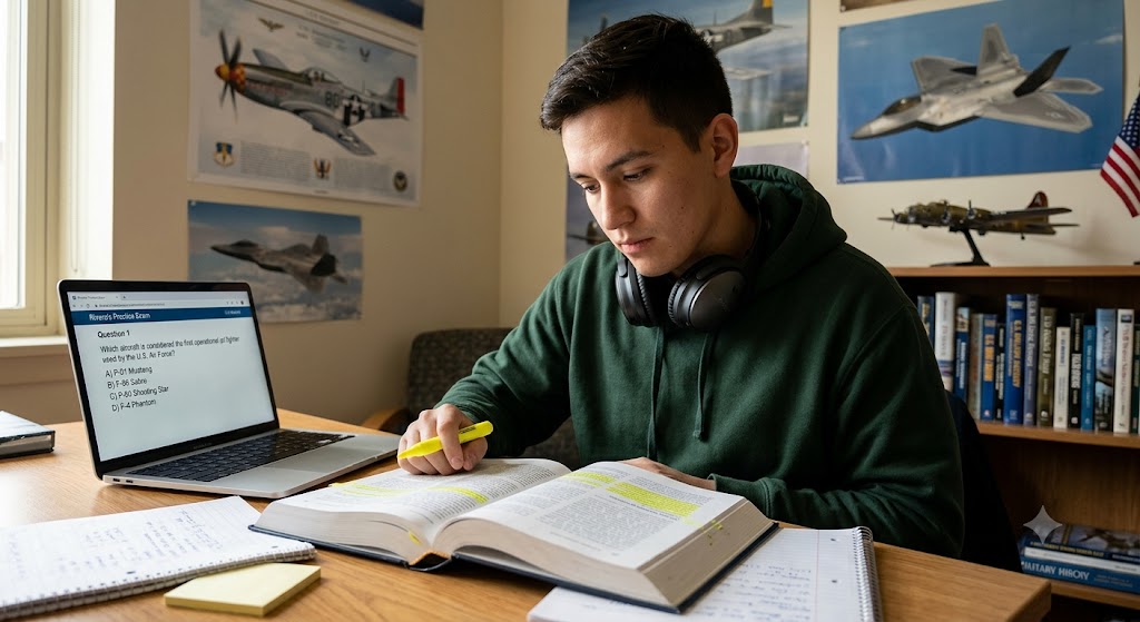 Rivera’s U.S. Military Aviation History Practice Exam Banner