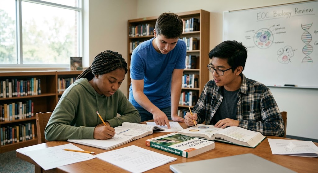 EOC Science Practice Test 1 – 30 Questions and Answers Banner