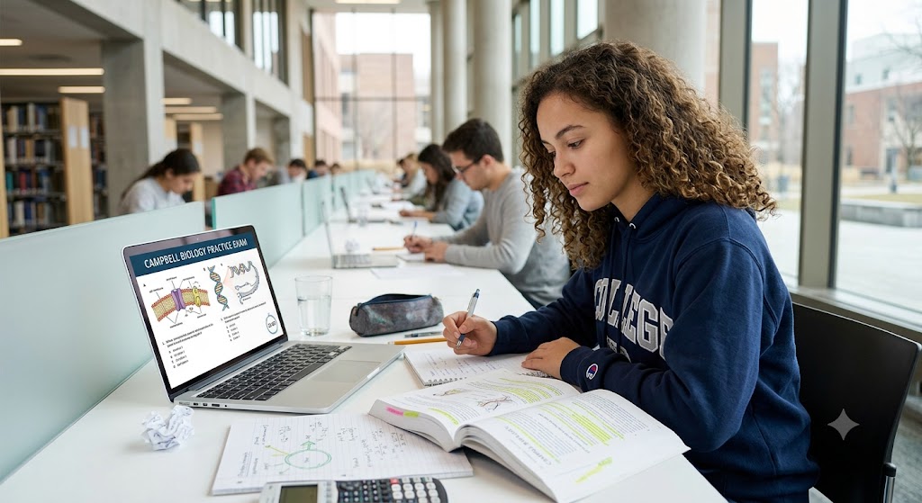 Campbell Biology Practice Exam Banner