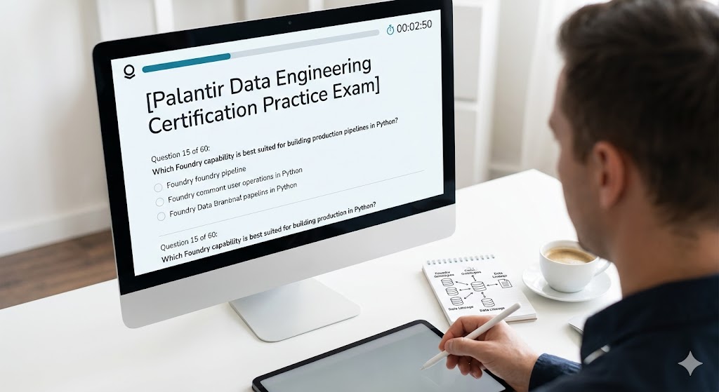 Palantir Data Engineering Certification Practice Exam Banner