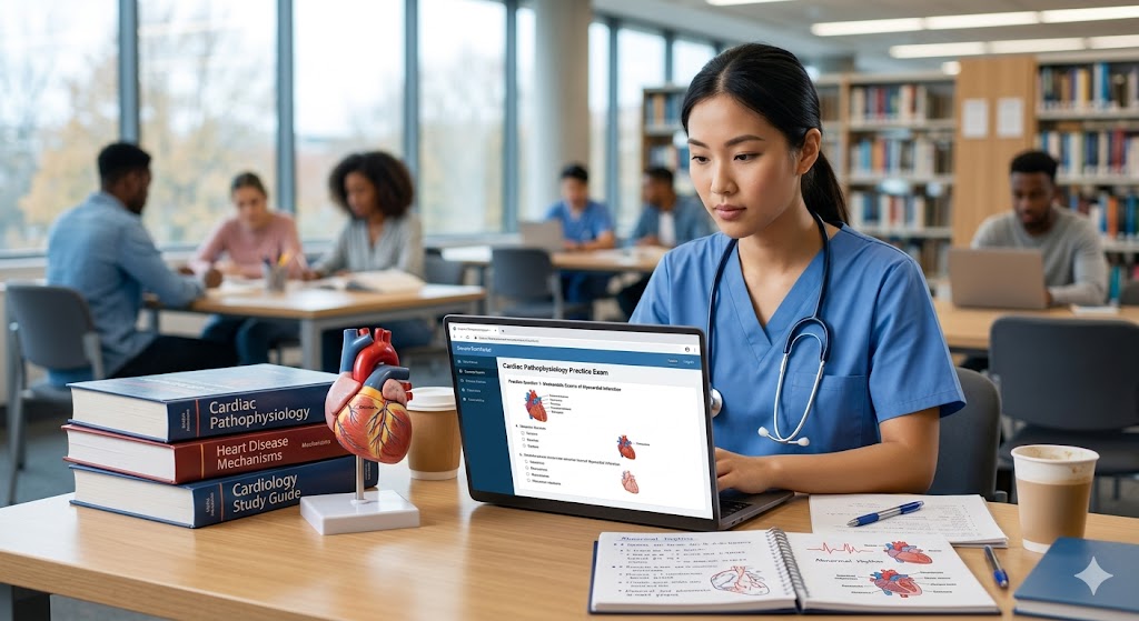 Cardiac Pathophysiology Practice Test Banner