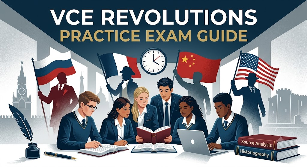 VCE Revolutions Practice Exam Banner