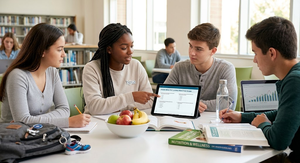HOSA Healthy Living Practice Test Banner