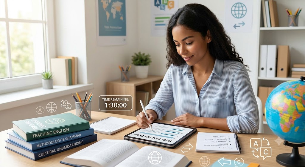Teaching English to Speakers of Other Languages (TESOL) Practice Test Banner