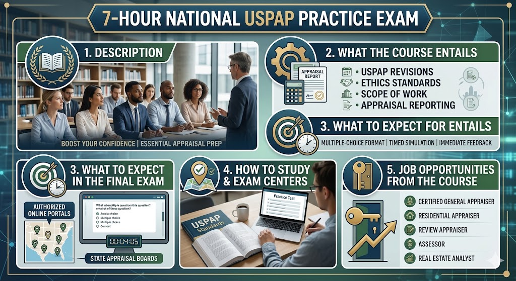 7-Hour National USPAP Practice Exam Banner