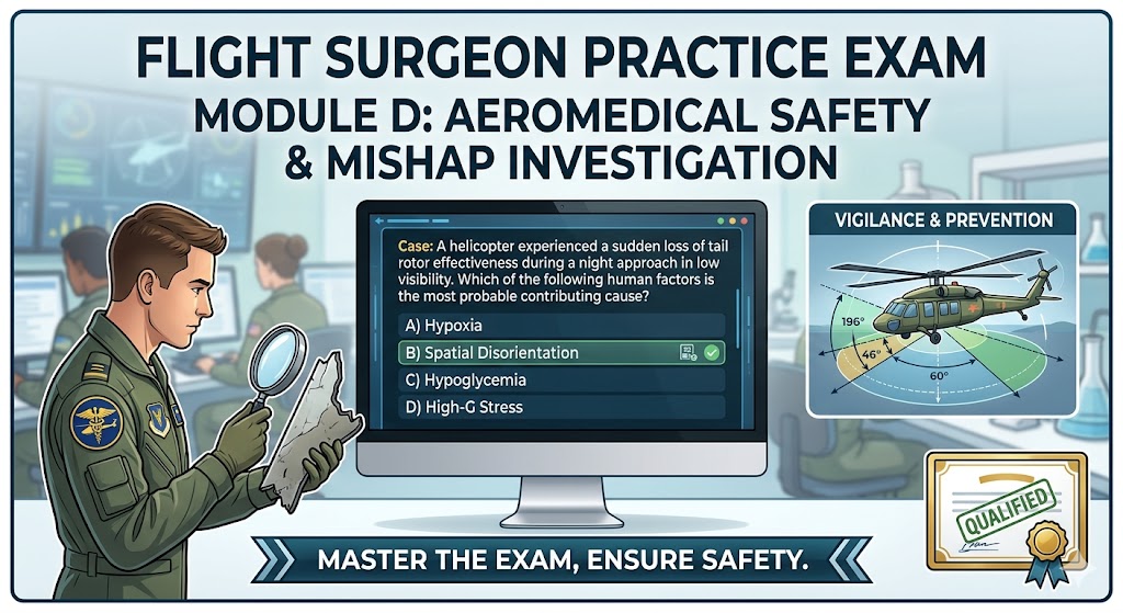 Flight Surgeon Module D Practice Test Banner