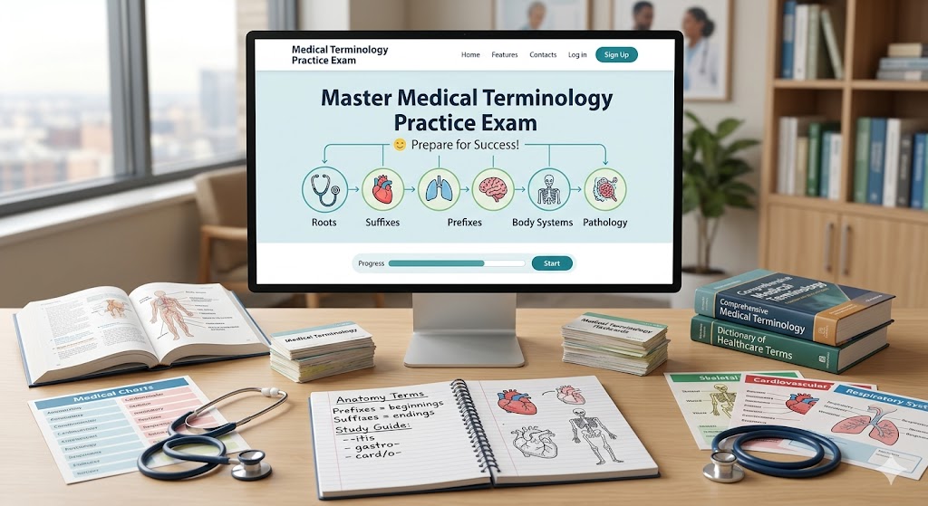 Medical Terminology Practice Test Banner