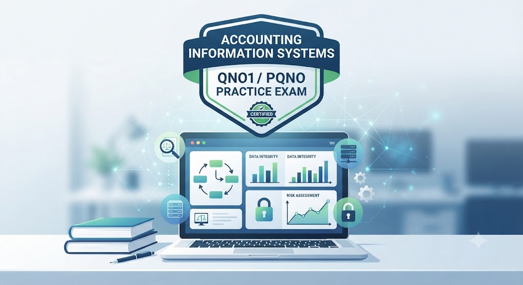 Accounting Information Systems (QNO1 / PQNO) Practice Exam Banner